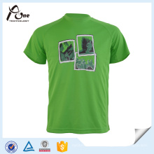 Man Green Custom T Shirt Сублимированная спортивная одежда